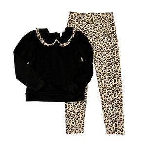Janie And Jack Leopard Outfit Size 7